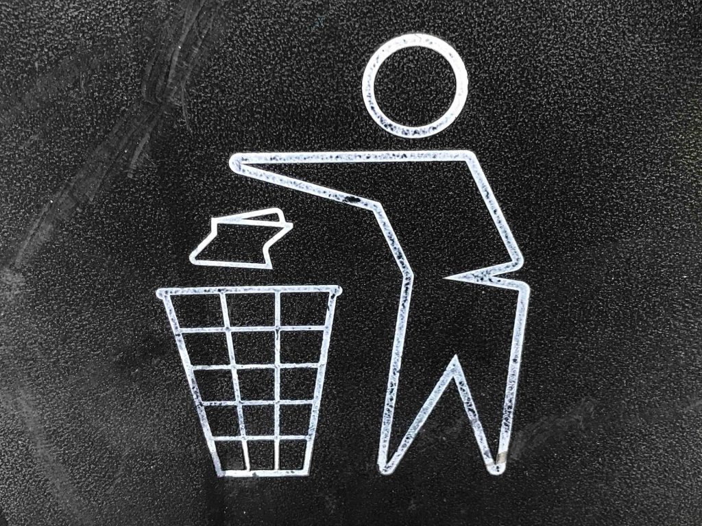 Logo afvalbak